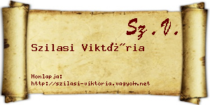 Szilasi Viktória névjegykártya