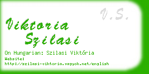 viktoria szilasi business card
